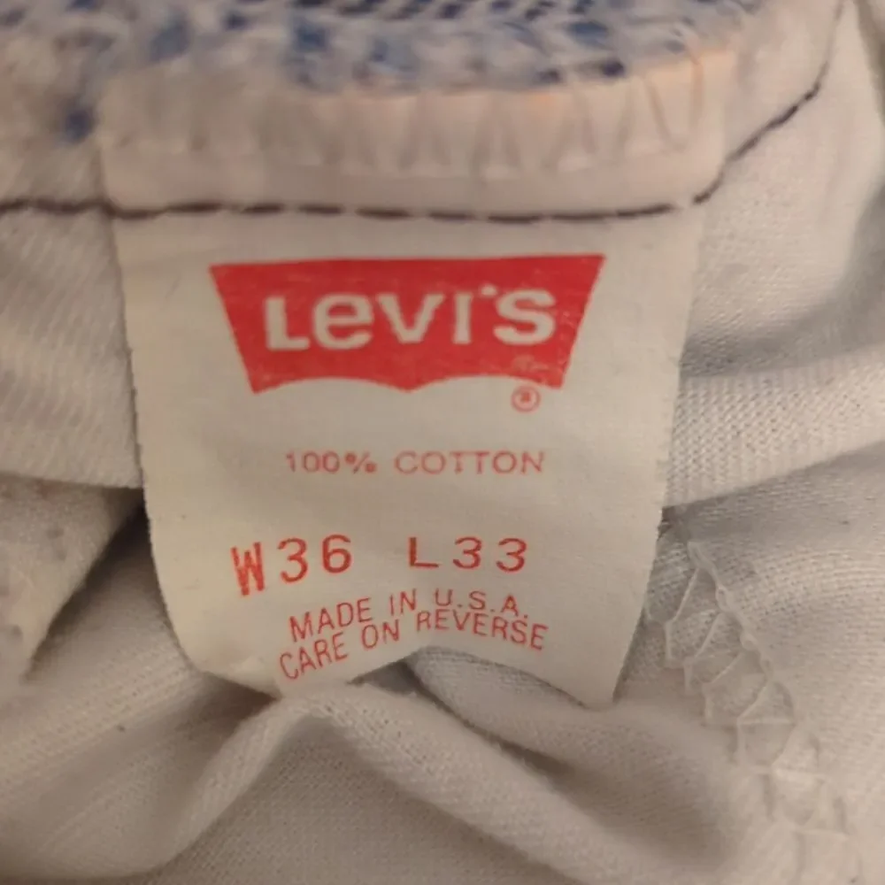 Levi's‎ vintage  505 orange tab light wash jeans size W 36 32L